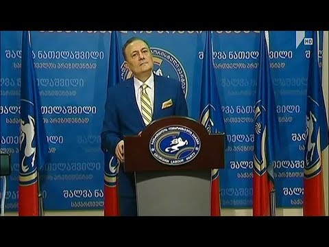 შალვა ნათელაშვილის ბრიფინგი